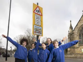 County Durham Pupils Design Road Safety Signs for School Zone County Durham Pupils Design Road Safety Signs for School Zone