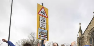 County Durham Pupils Design Road Safety Signs for School Zone County Durham Pupils Design Road Safety Signs for School Zone