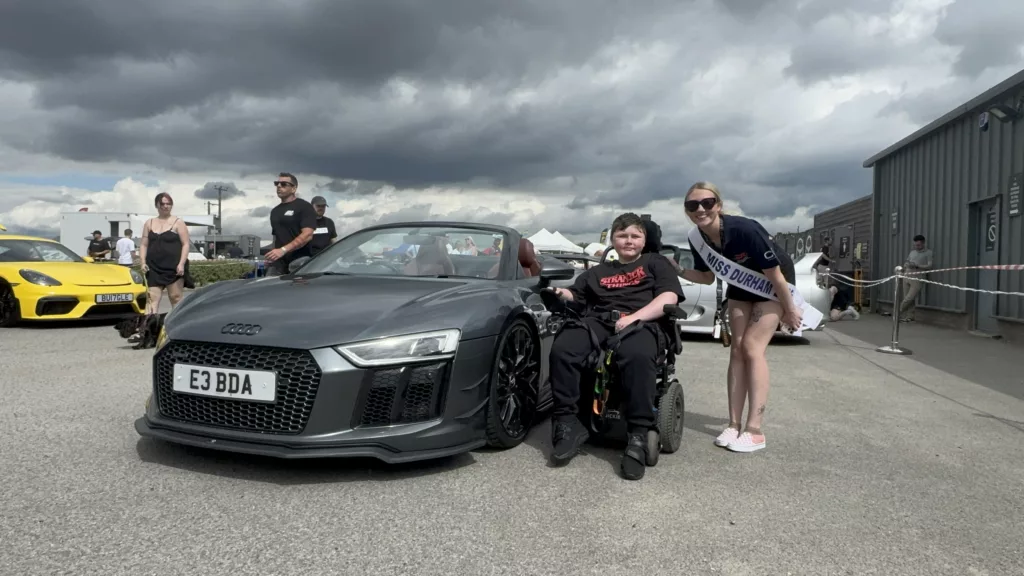 Miss Durham GB Finalist Volunteers with JPC Community Hub at Motorist Fest