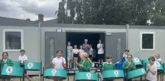 County Durham Pupils Celebrate Opening Of Dedicated Steel Band Space County Durham Pupils Celebrate Opening Of Dedicated Steel Band Space